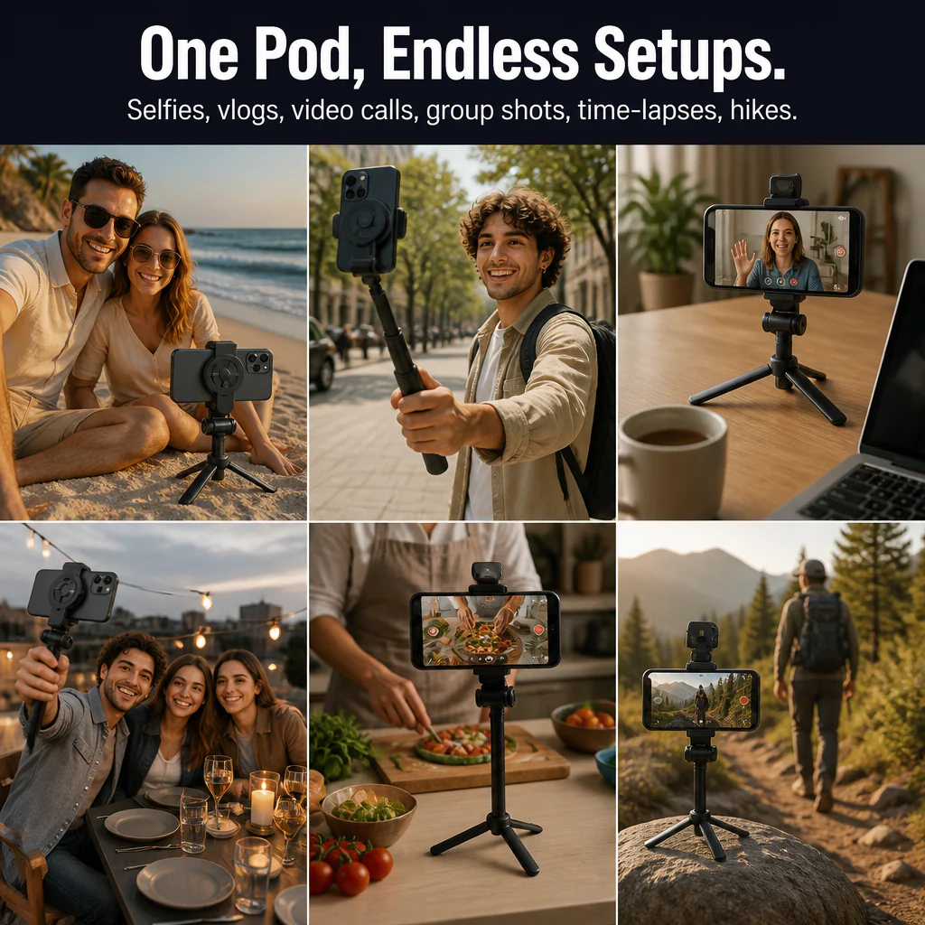 SnapStudio™ — Snap Your Phone In, Pop Four Legs Out, Hit Record - Image 5