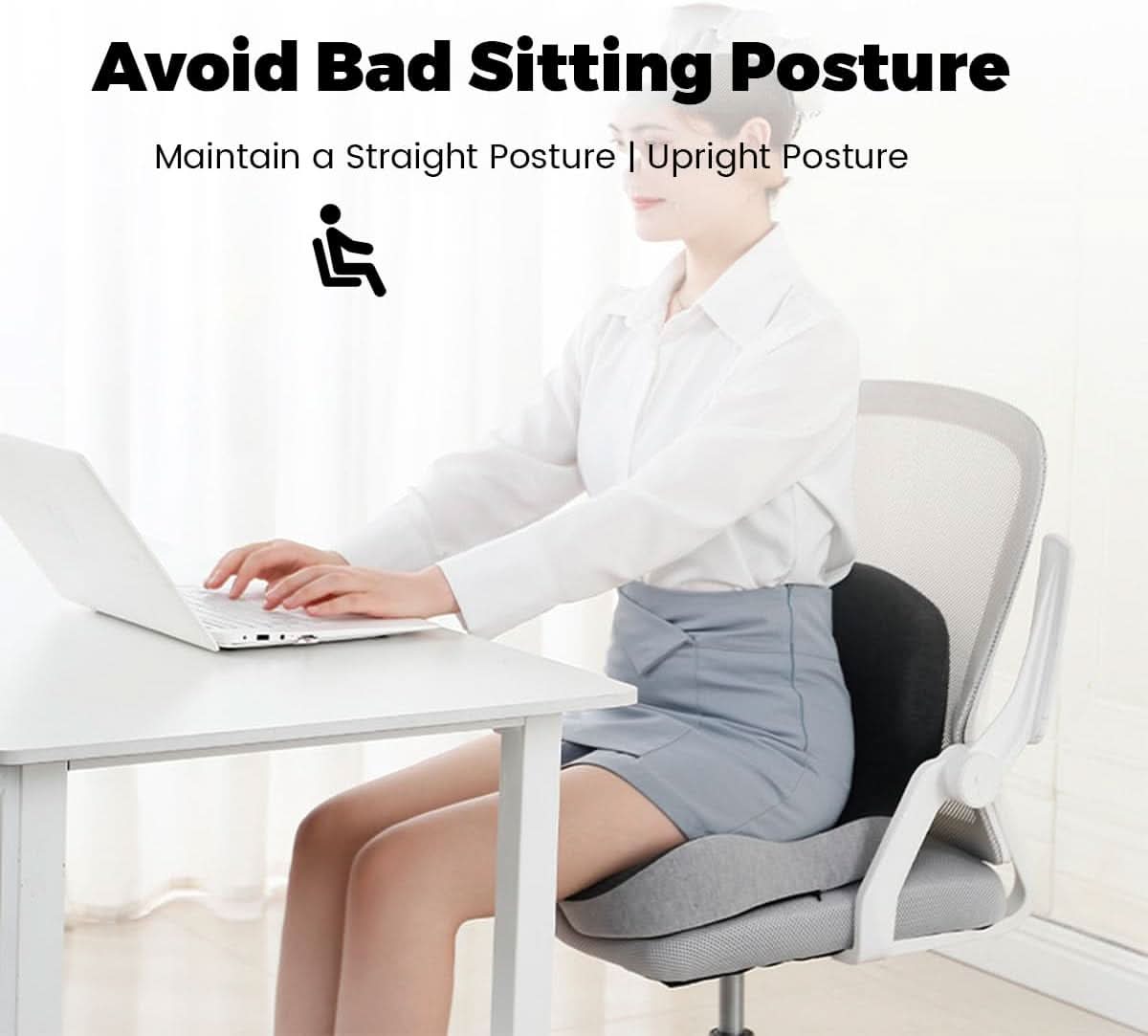 Memory Foam Seat Cushion for Comfort and Support - Image 2