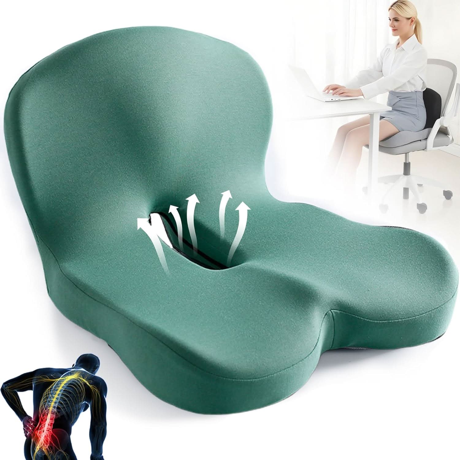 Memory Foam Seat Cushion for Comfort and Support - Image 9