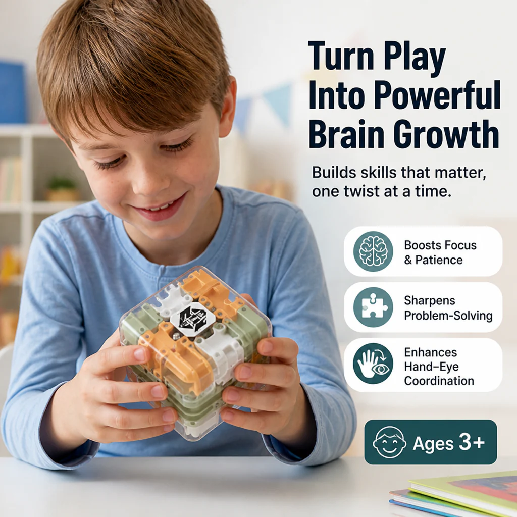 MindTrek™ Maze Cube — Unlock Unshakeable Focus and Brain Power Anywhere You Go - Image 6