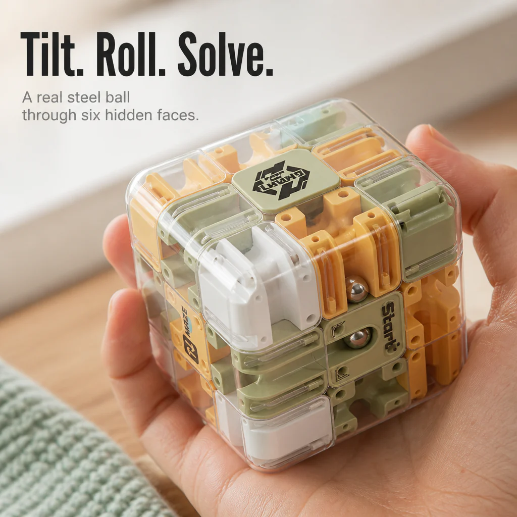 MindTrek Cube™ — Trade Screen Tantrums for a 3D Maze They Won't Put Down - Image 3