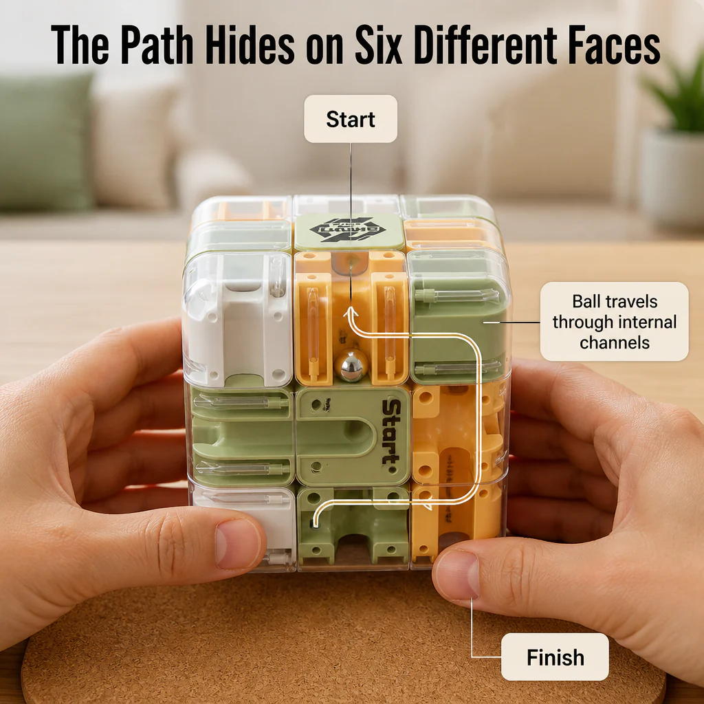 MindTrek Cube™ — Trade Screen Tantrums for a 3D Maze They Won't Put Down - Image 4