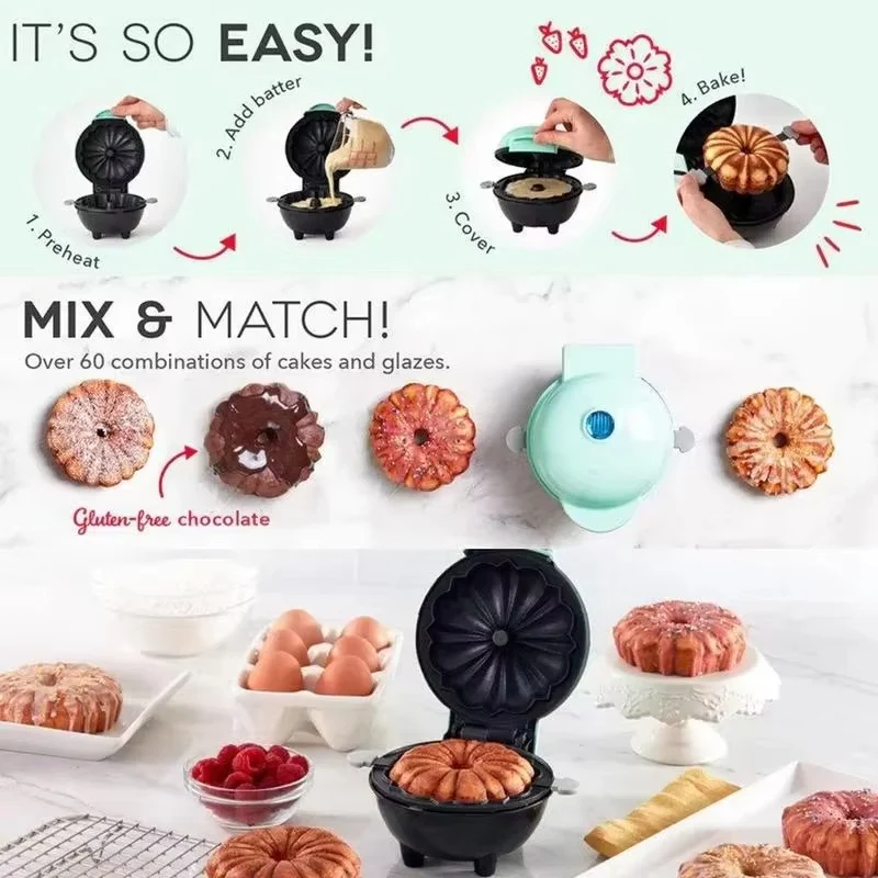 Mini Bundt Cake Pan - No Oven Required - Image 4
