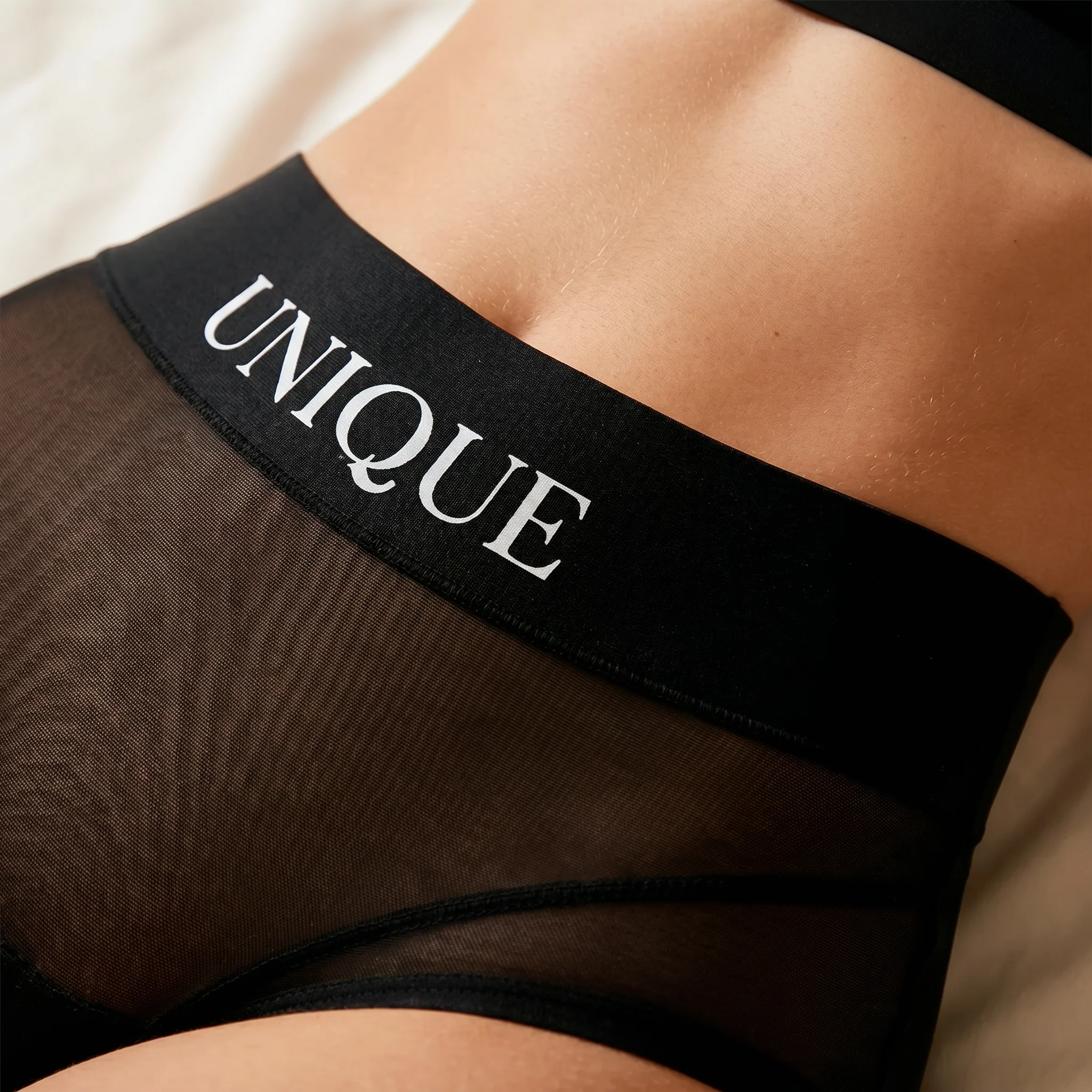 Nuela™ – High-Waist Sheer Mesh Tummy-Control Briefs with Butt Lift - Image 4