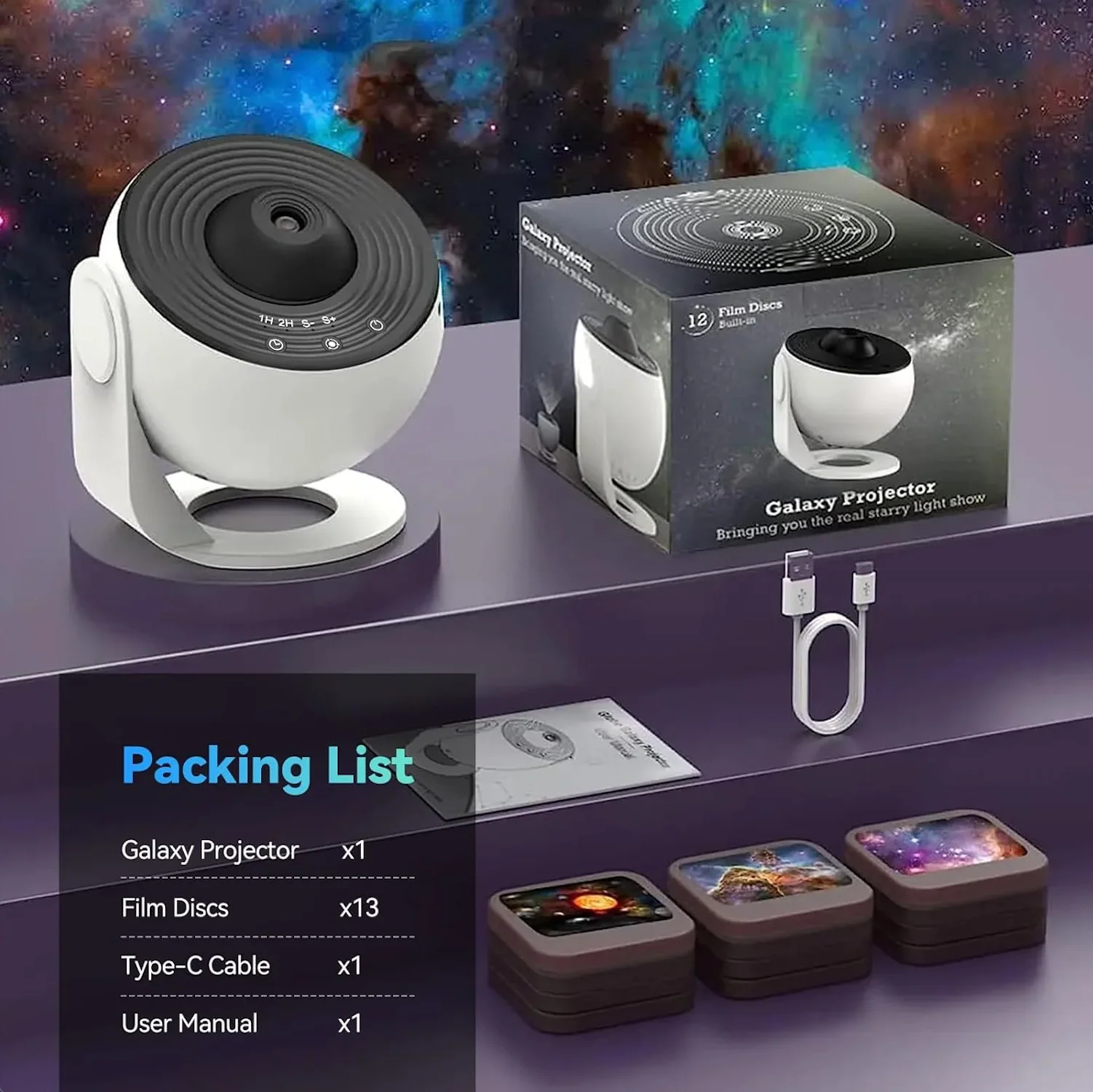 NebuLux™ Star Projector — Transform Any Room into a Hypnotic Galaxy of Calm and Wonder - Image 5