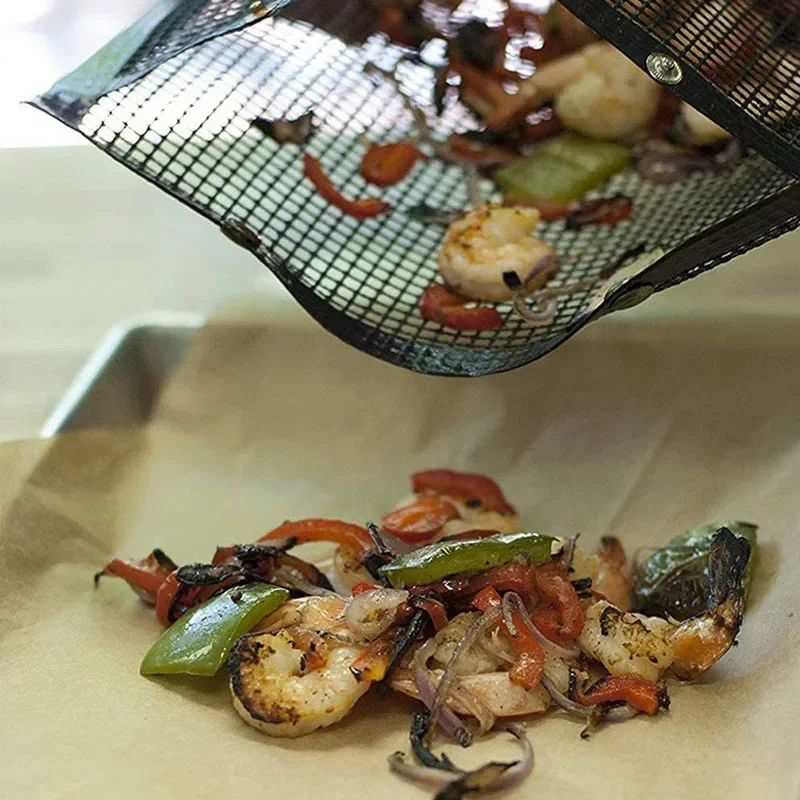 Non-Stick Grill Bags Set of 3 for Vegetables and Meat - Image 3