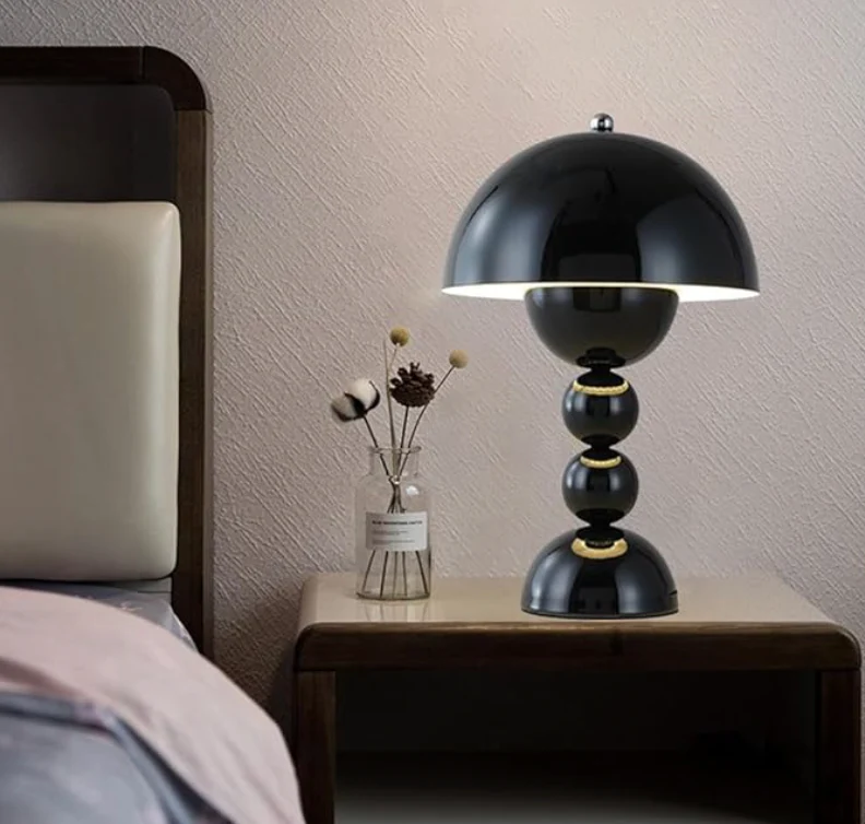 Nordic Mushroom Dimmable LED Table Lamp | USB Rechargeable - Image 4