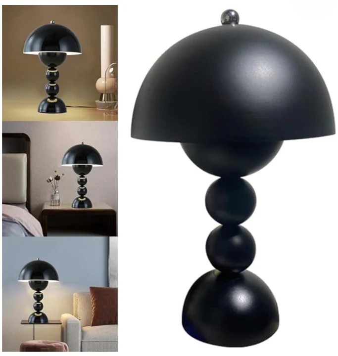 Nordic Mushroom Dimmable LED Table Lamp | USB Rechargeable - Image 5
