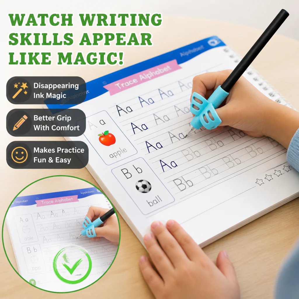PenCraft Magic™ — Guide Messy Letters Into Neat, Confident Handwriting Kids Practice on Their Own - Image 4