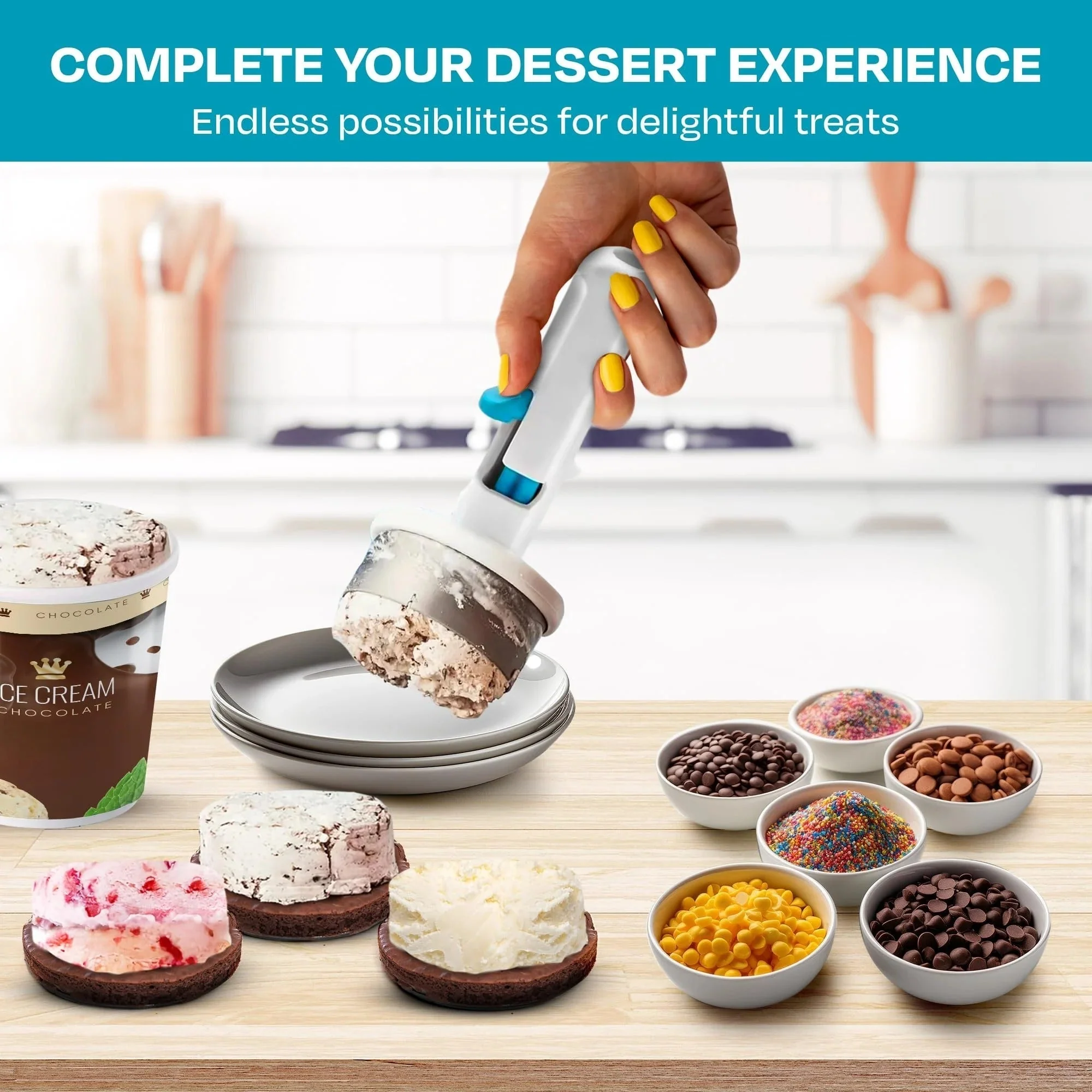 Perfectly Portion Ice Cream Sandwiches for Mess-Free Enjoyment - Image 2