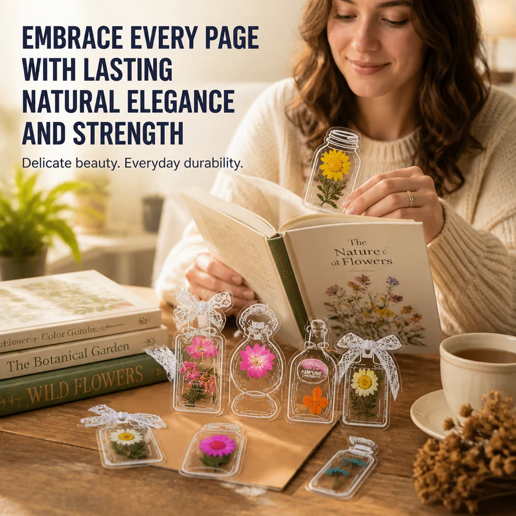 PetalLuxe™ — Mark Your Page With Real Pressed Flowers That Never Wilt