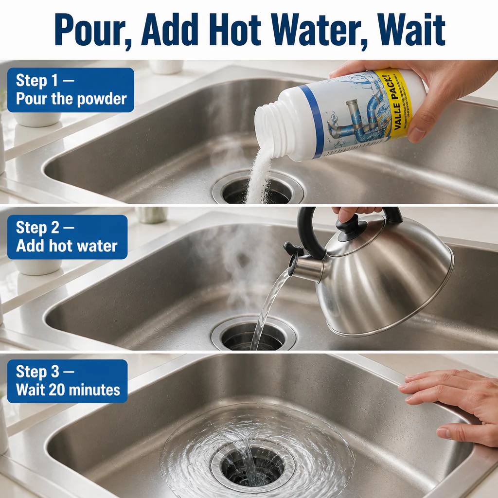 PipePulse™ — Dissolve Hair, Grease & Gunk and Reopen Slow Drains in 20 Minutes - Image 6