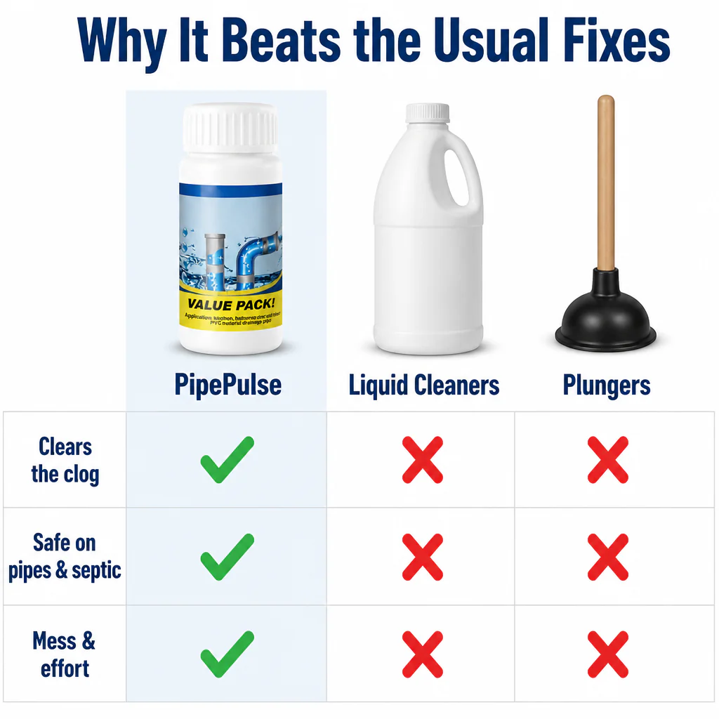PipePulse™ — Dissolve Hair, Grease & Gunk and Reopen Slow Drains in 20 Minutes - Image 7