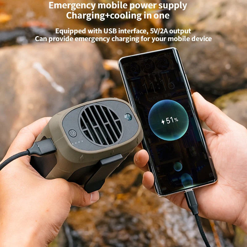 Portable Airflow Device for Fresh Breeze and Freedom on the Go - Image 3