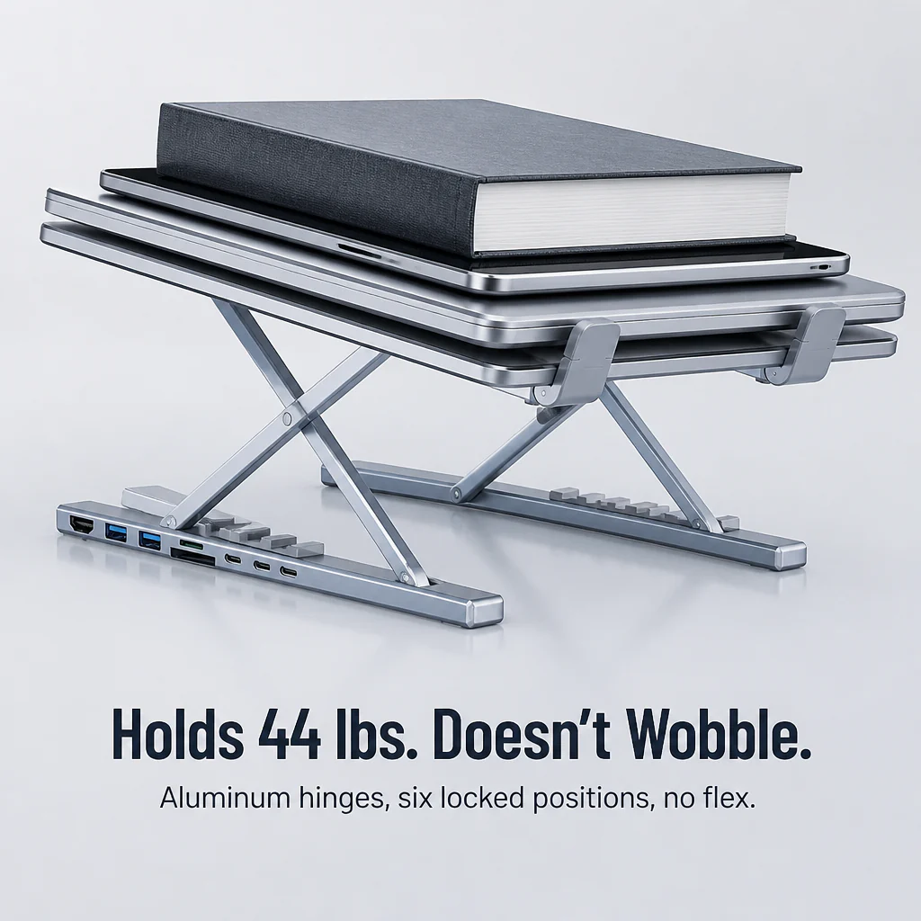 PowerPort Pro™ — Lift Your Laptop, Power 8 Devices, Fold Flat for Your Bag - Image 7