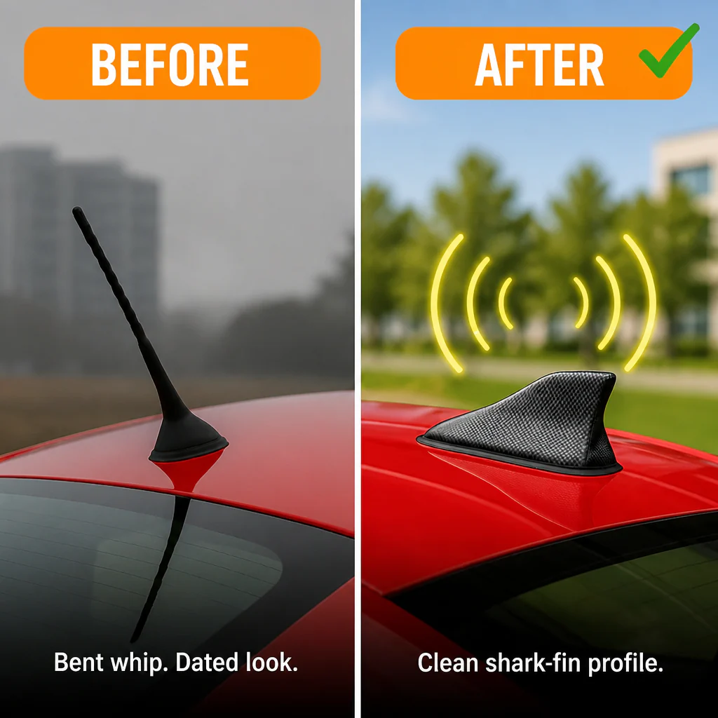 PulseFin™ — Swap Your Ugly Whip Antenna for That Clean Factory Shark-Fin Look - Image 3