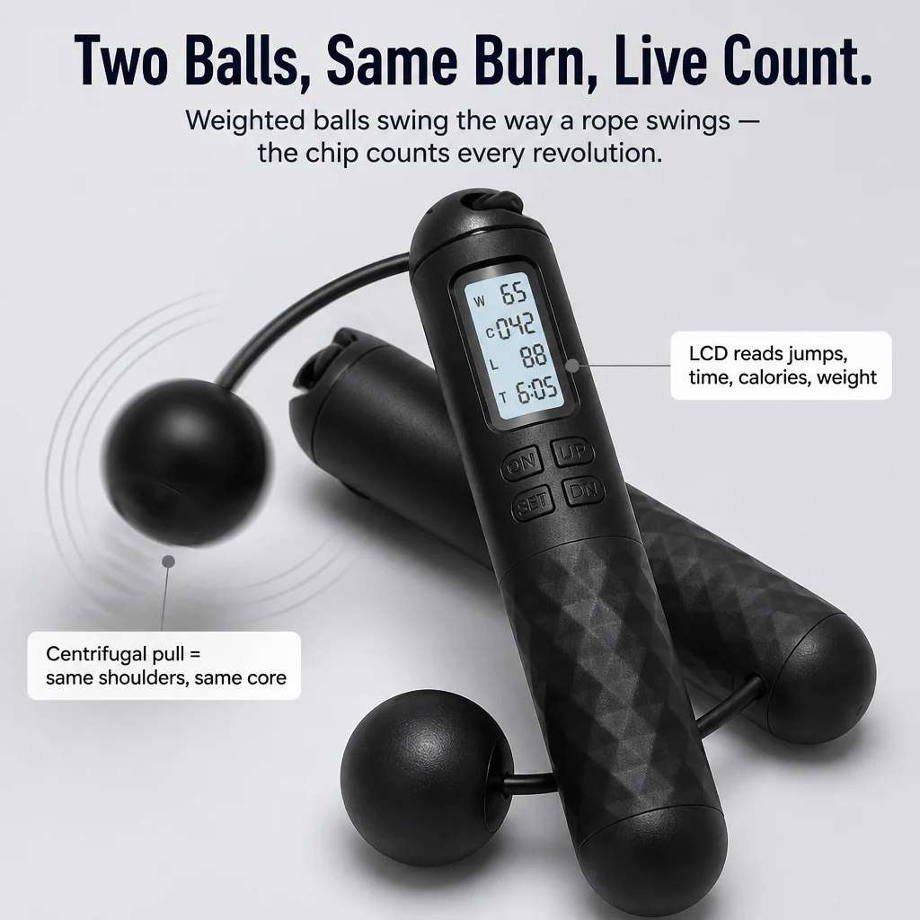 PulseRope™ — Get Real Jump-Rope Cardio Without Whipping Your Shins - Image 3