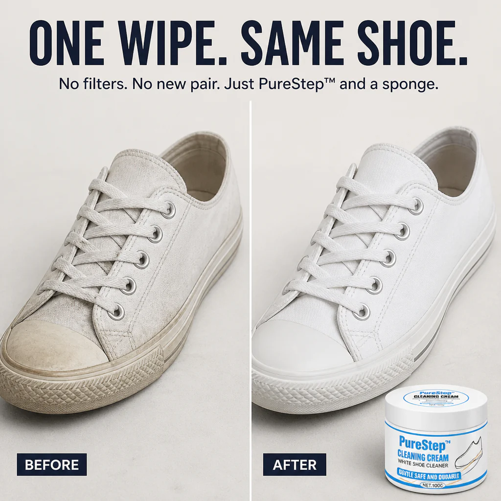 PureStep™ — Lift Dingy Yellow Stains & Restore White Sneakers in 5 Minutes - Image 4