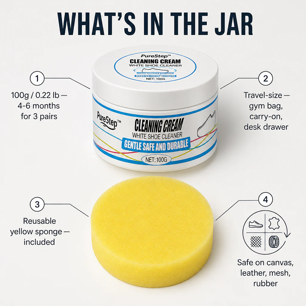 PureStep™ — Lift Dingy Yellow Stains & Restore White Sneakers in 5 Minutes - Image 7