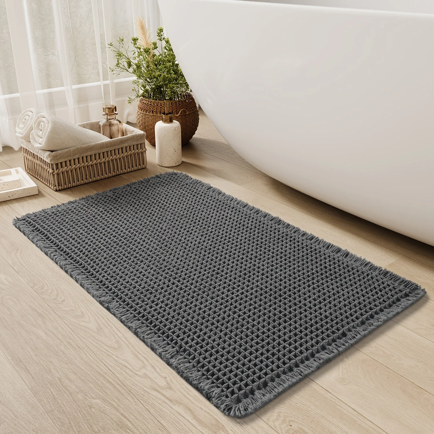 Quick-Absorbent Bath Mat for Instant Water Absorption - Image 11