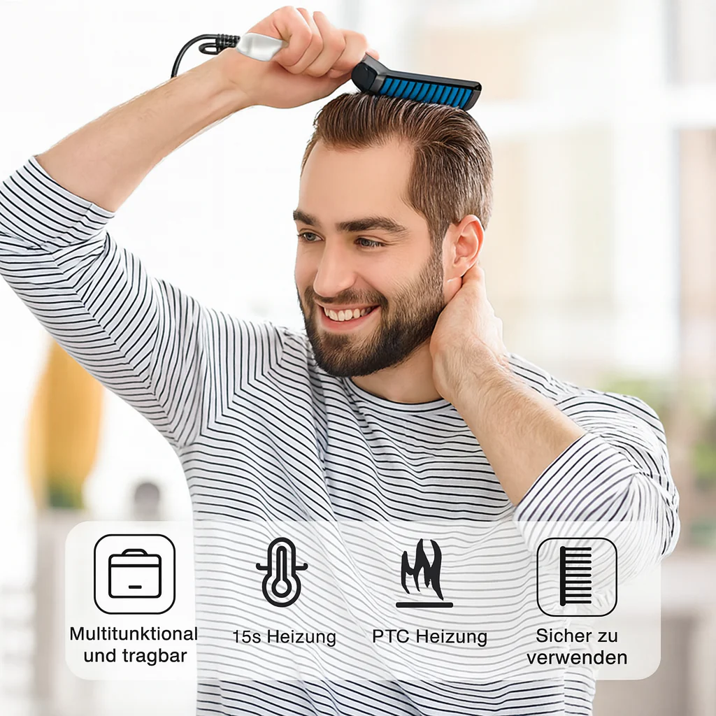 Quick Styling for Beard and Hair – Smooth Finish - Image 4