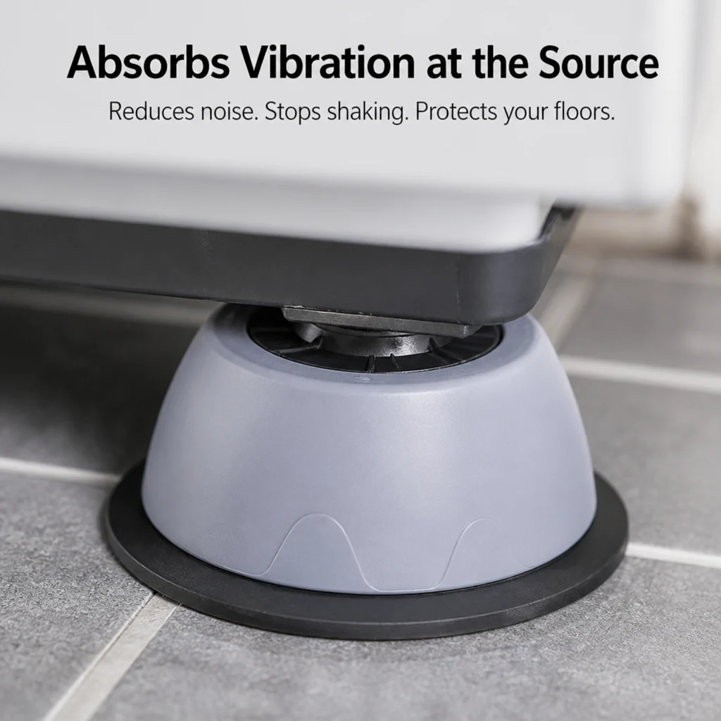QuietNest™ — Turn Your Loud, Shaking Laundry into a Peaceful, Scratch-Free Sanctuary - Image 2