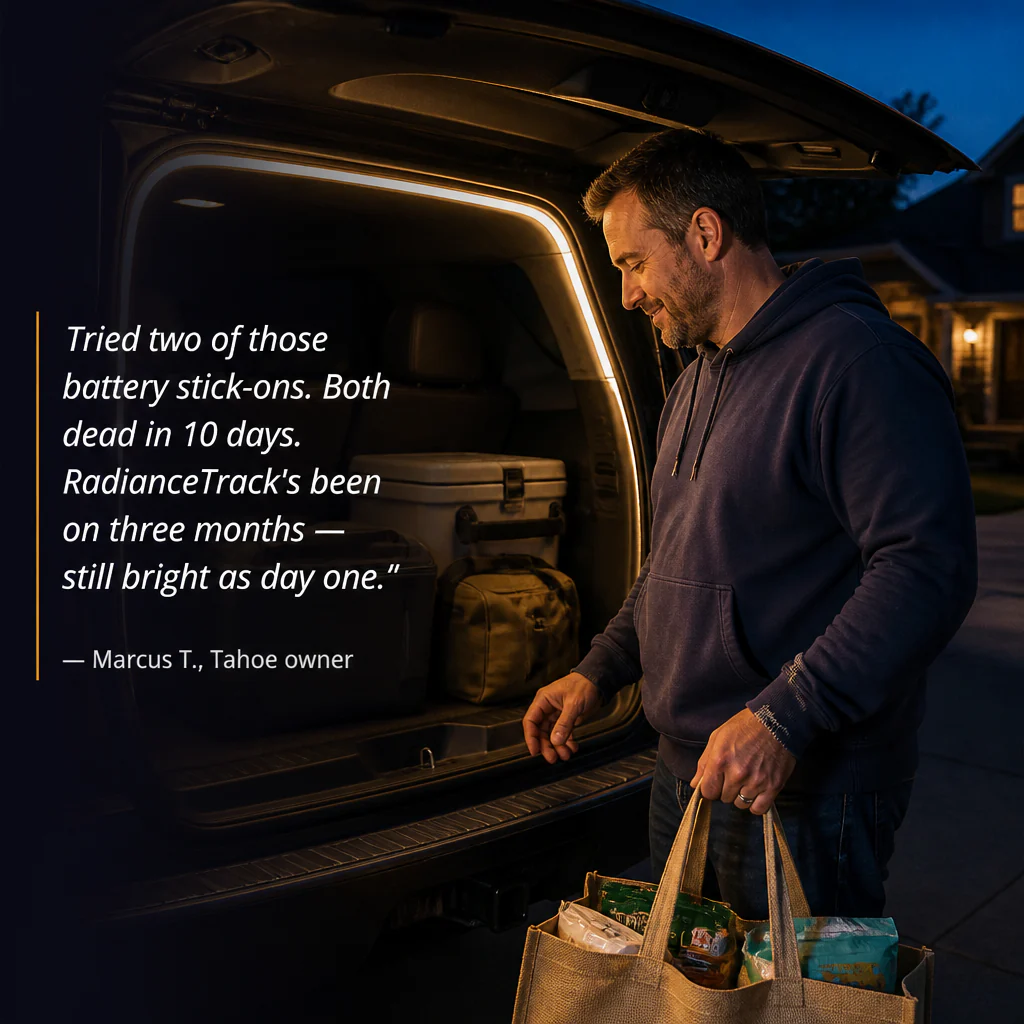 RadianceTrack™ — Floods Your Trunk With Auto-On Light Every Time You Open It - Image 6