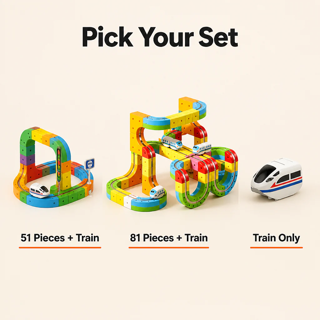 RailRush™ — Build the Track, Race the Train, Beat Screen Time | Ages 3+ - Image 9