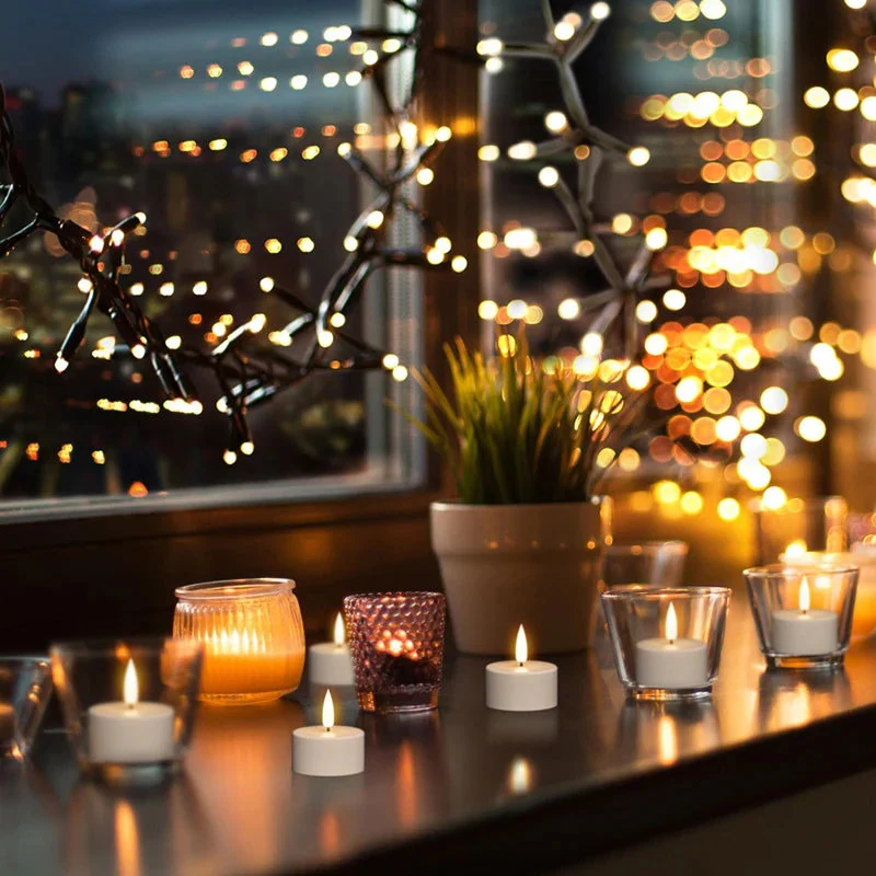 Rechargeable LED Candles with USB Charging Station - Image 4