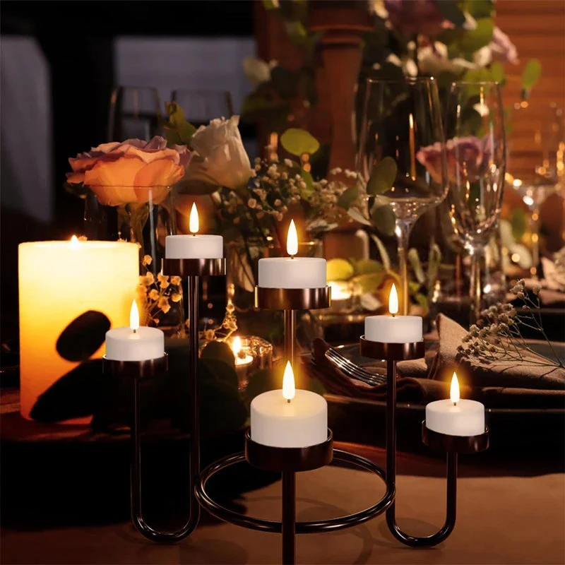 Rechargeable LED Candles with USB Charging Station - Image 5
