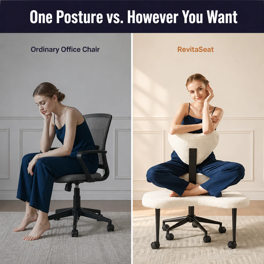 RevitaSeat™ — Sit Cross-Legged at Your Desk Without Crushing Your Hips - Image 6