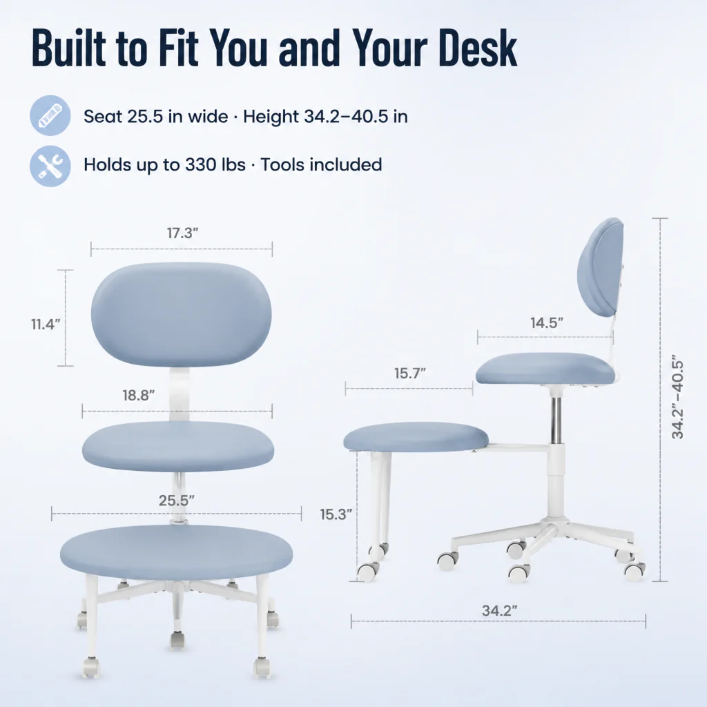 RevitaSeat™ — Sit Cross-Legged at Your Desk Without Crushing Your Hips - Image 7