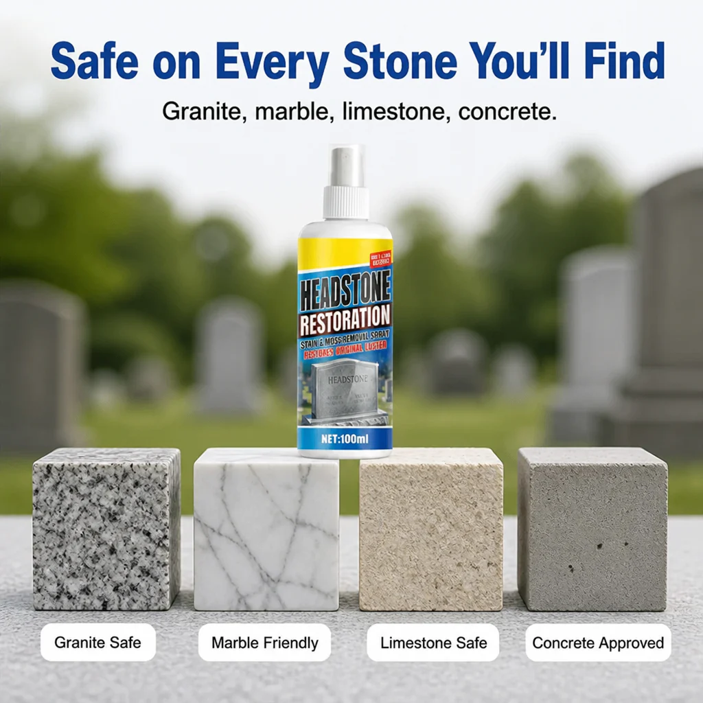 ReViveStone™ — Lift Moss, Algae & Yellow Stains From Memorial Stone in Minutes - Image 6