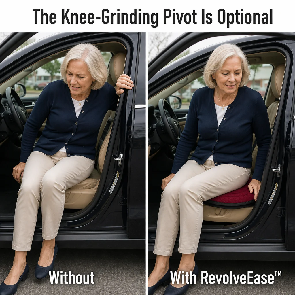 RevolveEase™ — Get In and Out of Any Seat Without the Knee-Grinding Twist - Image 2