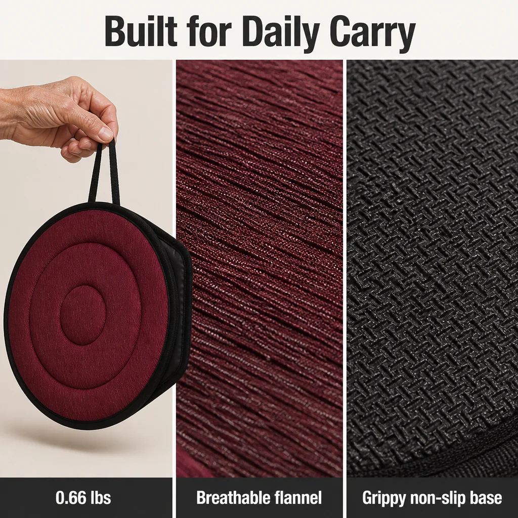 RevolveEase™ — Get In and Out of Any Seat Without the Knee-Grinding Twist - Image 6