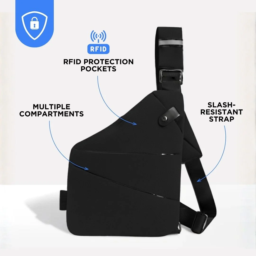 RFID-Protected Anti-Theft Crossbody Bag - Image 6