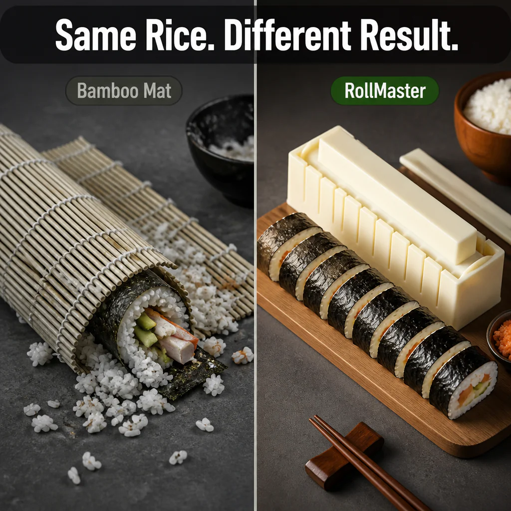 RollMaster™ — Press Restaurant-Tight Sushi Rolls and Slice Even Pieces Every Time - Image 6