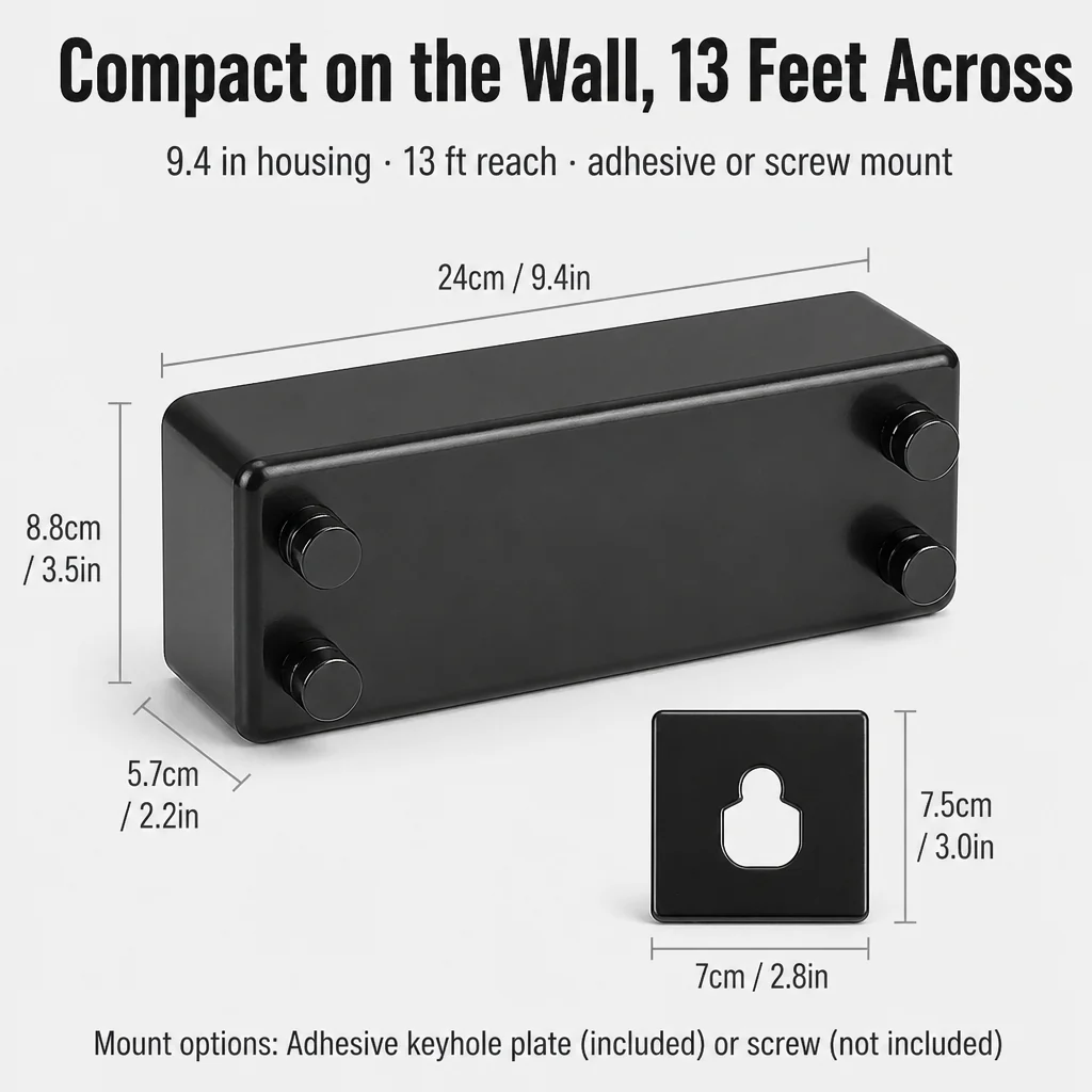 RoomFlow™ — Dry a Full Load, Then Vanish Your Clothesline Flat to the Wall - Image 5