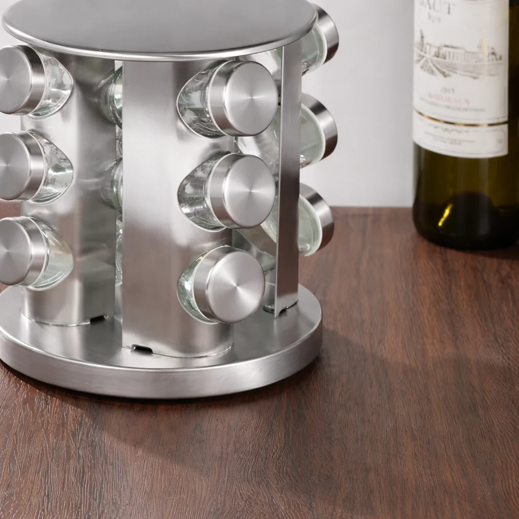 Rotating Spice Rack with 12 Jars - Image 7