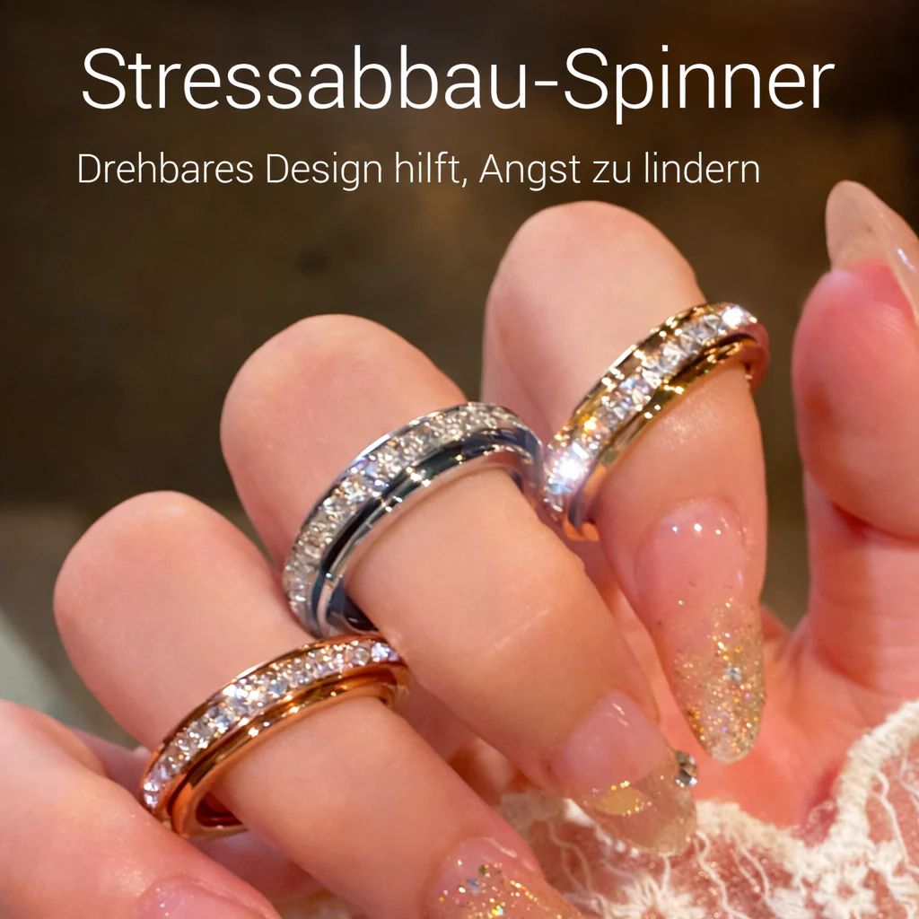 Rotating Spinner Ring in Titanium Steel with Zirconia - Image 4