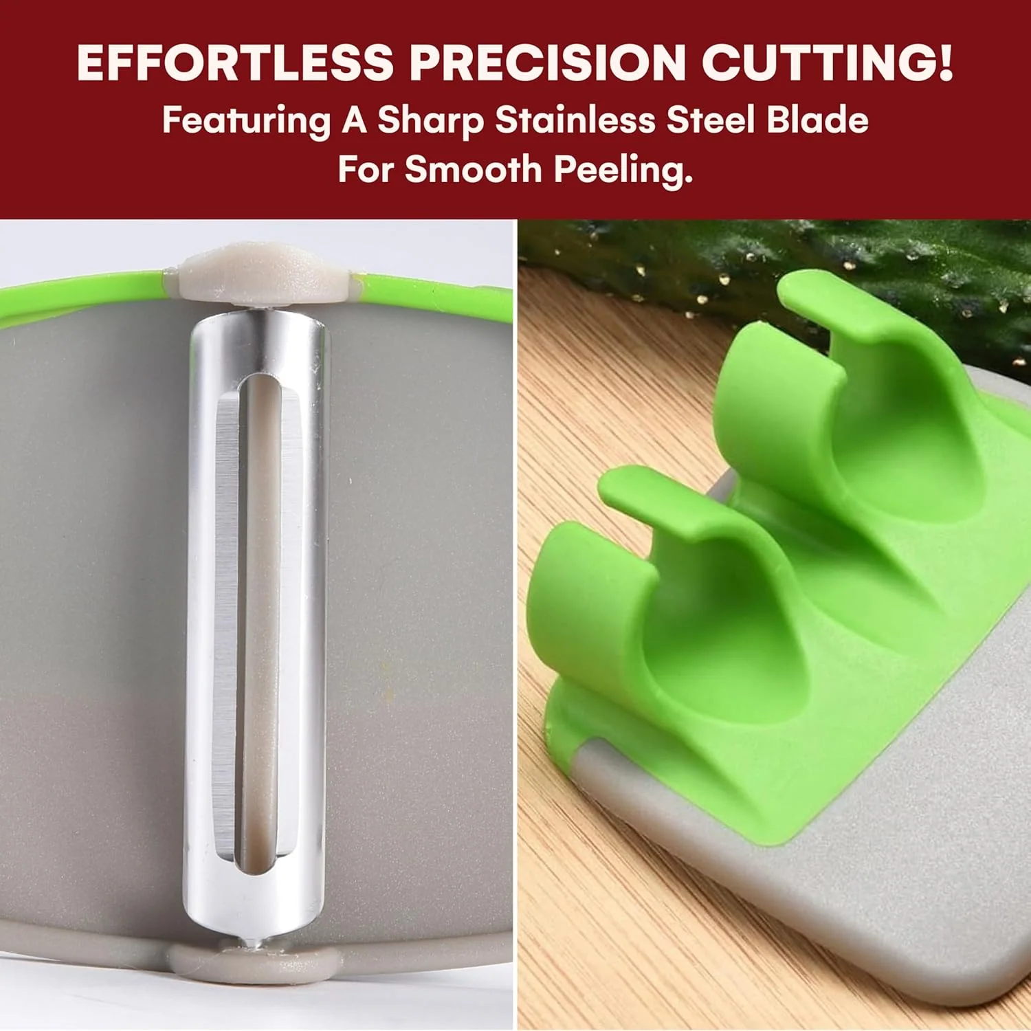 Safe Grip Peeler for Worry-Free Kitchen Moments - Image 3