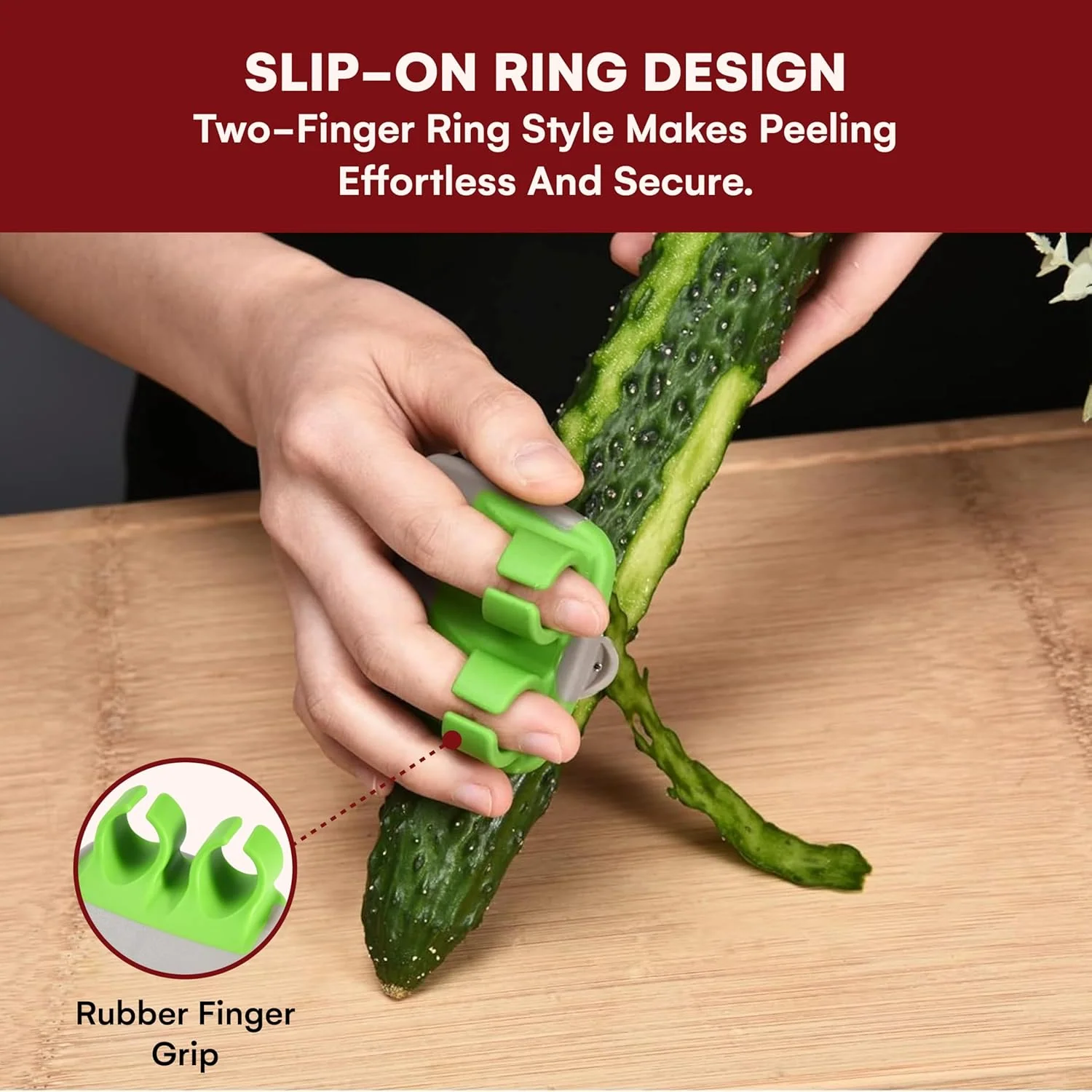 Safe Grip Peeler for Worry-Free Kitchen Moments - Image 4
