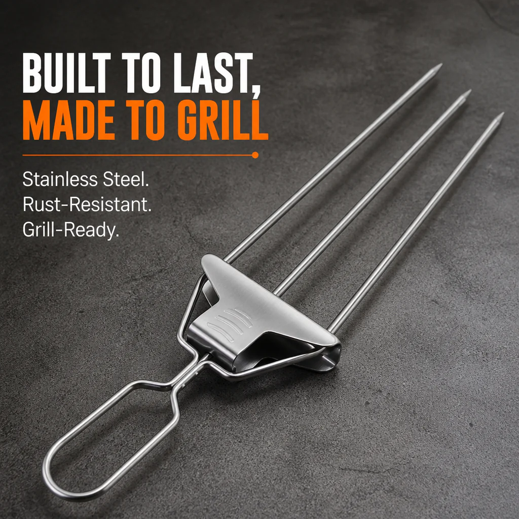 SearMight™ — Lock Food in Place, Slide It Off Clean, Grill Like a Pro - Image 4