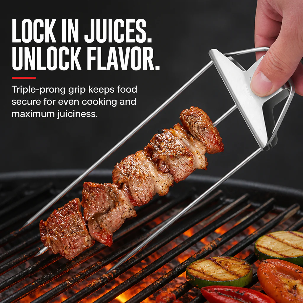 SearMight™ — Lock Food in Place, Slide It Off Clean, Grill Like a Pro - Image 5