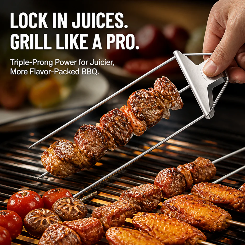 SearMight™ — Lock Food in Place, Slide It Off Clean, Grill Like a Pro - Image 7