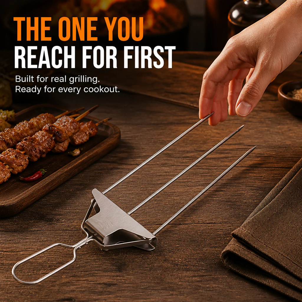 SearMight™ — Lock Food in Place, Slide It Off Clean, Grill Like a Pro - Image 8