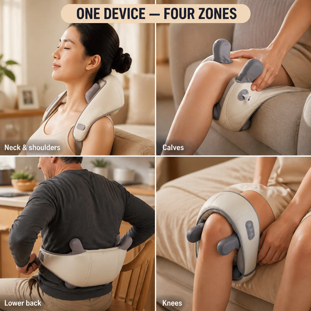 SensaWave™ — Knead Away Neck and Shoulder Knots With Heated Shiatsu Hands - Image 6