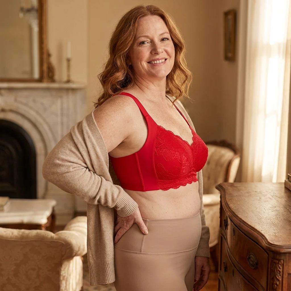 SereniCurve™ – Wireless Lace Bra with Natural Lift & Smoothing Back Band - Image 2