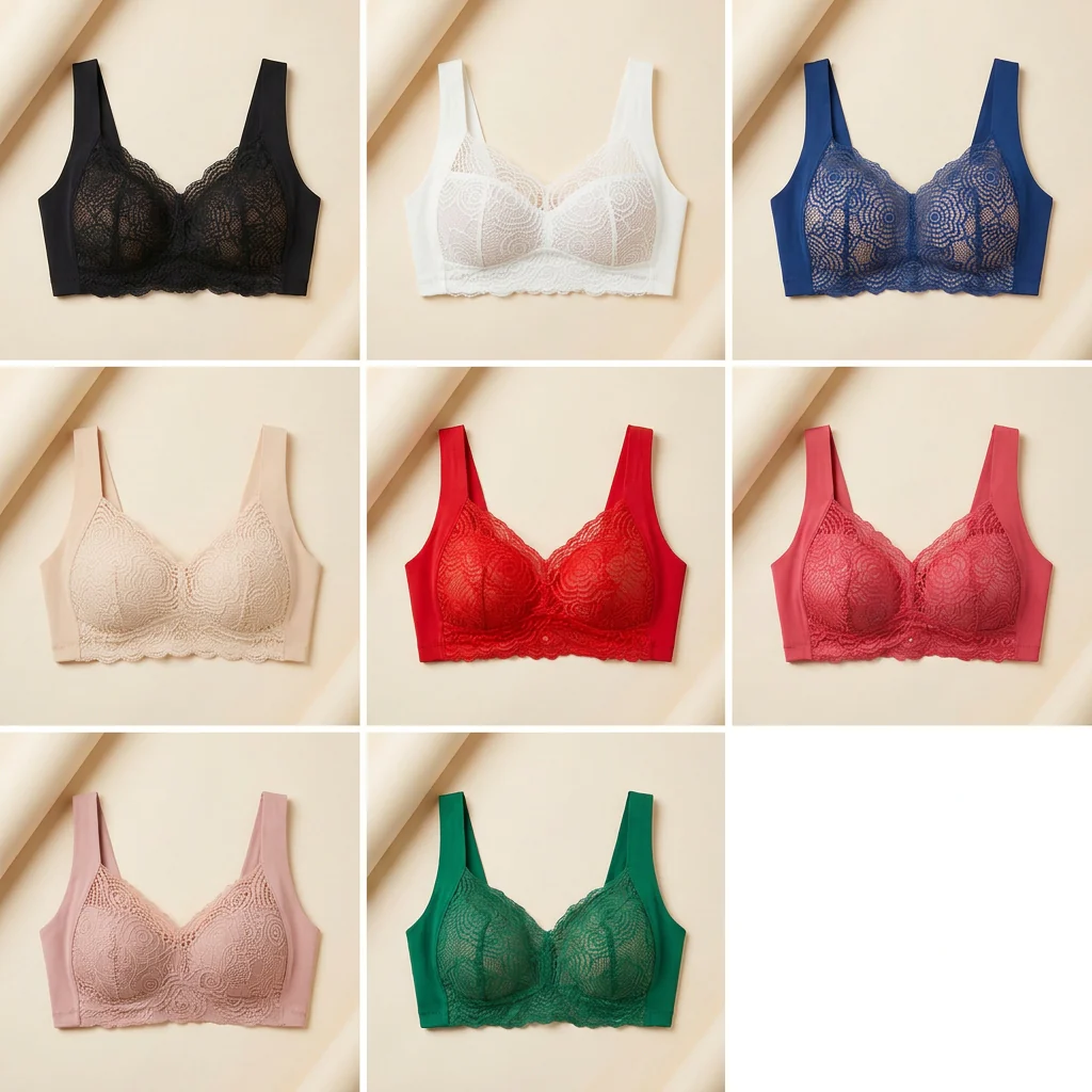 SereniCurve™ – Wireless Lace Bra with Natural Lift & Smoothing Back Band - Image 9