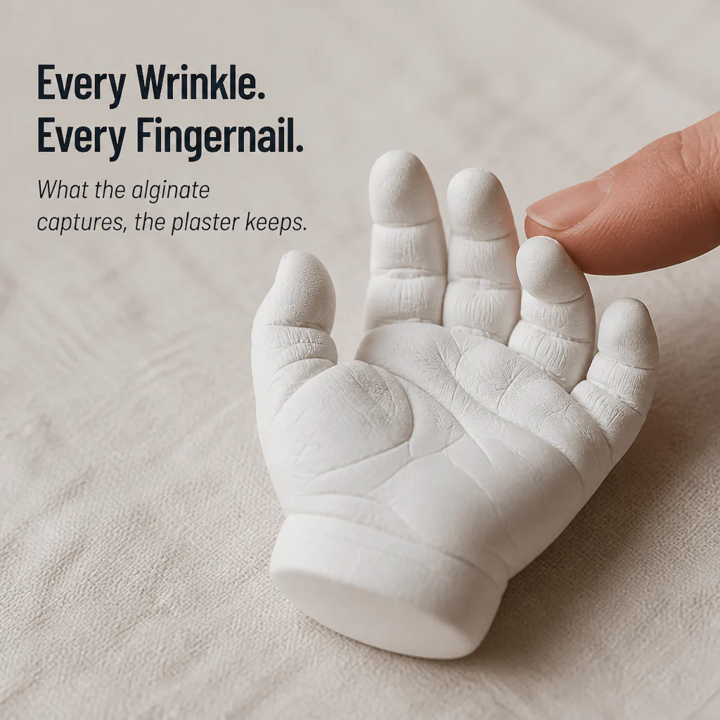 SereniPrints™ — Cast Your Baby's Tiny Hands & Feet in 3D Plaster Keepsakes - Image 5